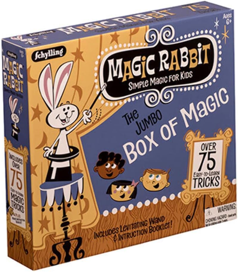 Schylling Magic Rabbit Jumbo Box of Magic Tricks Set